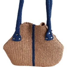 NV Sisters Hasır Yazlık Kadın Omuz Çantası