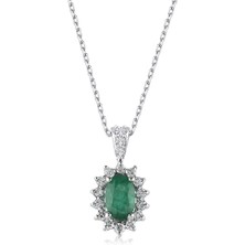 1.27 Karat Pırlanta Zümrüt Set