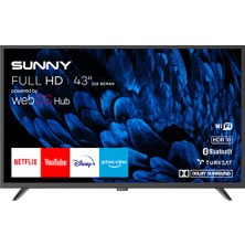 Sunny SN43DAL540 43" 110 Ekran Uydu Alıcılı Full HD webOS Smart LED TV