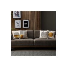 Sk Home Skhome Özel Tasarım Premium Dekoratif 8li Kırlent Kılıfı