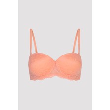 Penti Somon Rengi Balenli Balconette Sütyen