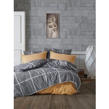 Evlen Home Collection Emily Pamuklu Nevresim Takımı Çift Kişilik (4 Parça) Nevresim Seti