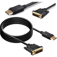 Displayport DVI Kablo 1.5 Metre Dp To DVI Kablo Displayport 24+1 DVI Kablo