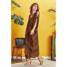 Los Banditos Sırt Dekolteli Uzun Elbise