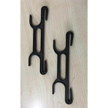 Agrilion Plastik Ip Askısı - Bitki Askısı (Ipsiz) - Siyah-1000 ADET