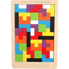Oloey Çocuk Ahşap Tetris Bebek Erken Eğitim Küçük Çocuklar Için Eğlenceli Oyun Zeka Geliştirmek Için Tetris Oyuncaklar (Yurt Dışından)