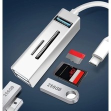 Comse 5 In 1 Type C To USB 3.0 Çoğaltıcı Hub Kart Okuyuculu USB Otg Sd/tf