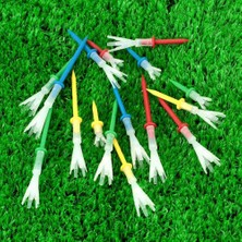 PZ Home 16PCS 4 Yarda Golf Tee Çok Renkli Dayanıklı Golf Aksesuarları (Yurt Dışından)