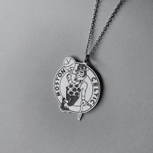 Nida Jewelry 925 Ayar Gümüş Boston Celtics Kolye