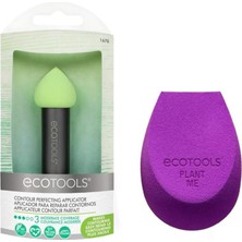 Ecotools Bioblender Makyaj Süngeri ve Ecotools EC-1670 Kontür Aplikatör 2li Set