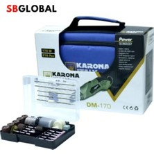 SB Global Karona Italy DM-170 Mini Kalıpçı Taşlama Özel Çantalı Set