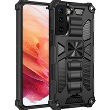 Neomi Galaxy S21 Kılıf + 9h Nano Cam 360 Derece Tam Koruma