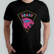 Pixxa Mr. Beast %100 Pamuklu Bisiklet Yaka T-Shirt Model - 15