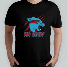 Pixxa Mr. Beast %100 Pamuklu Bisiklet Yaka T-Shirt Model - 19