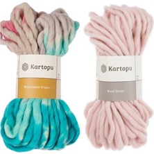 Kartopu Wool Decor & Prints El Örgü Saf Yün
