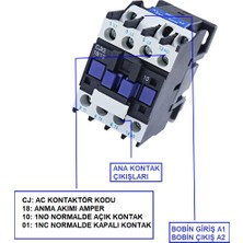 Chint 380V Trifaze 9 Amper 220AC Bobinli Kontaktör