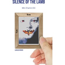 Silence Of The Lamb (Kuzuların Sessizliği) Dmc Muline Çerçevesiz Minyatür Etamin Kiti 10X10CM