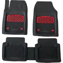 Wehhler Seat Ateca 4x4 2021 4d Havuzlu Universal Paspas Kırmızı