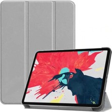 CoverZone Apple iPad 2022 10.9 ile Uyumlu Arkası Şeffaf Mika Kılıf Tablet Smart Kılıf -Kalem Koyma Yeri Yoktur