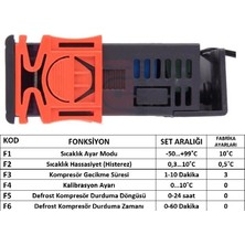 Yate10 STC-1000T 24V-72V 10A Dijital Termostat + Yedek Prob