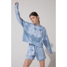 Lee Lee Regular Fit Normal Kesim Pamuk Kapüşonlu Yaka Desenli Sweatshirt