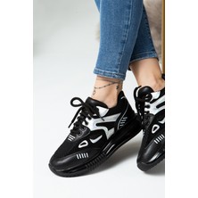 Deery Siyah Sneaker Kadın Ayakkabı