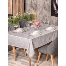 Cotton Box Jakarlı Dertsiz Masa Örtüsü Lavinia Lavanta 155X220