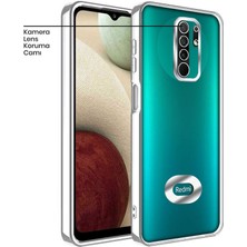 Xiaomi Redmi 9 Kılıf Zebana Glint Silikon Kılıf Gri