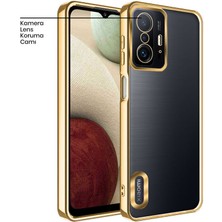 Xiaomi Mi 11T Pro Kılıf Zebana Glint Silikon Kılıf Gold