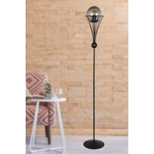 Begüsa Lapis Ayarlanabilir Lambader Siyah Füme Cam