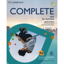 Complete Key For Schools Student's Book Without Answers With Online Workbook (Complete)