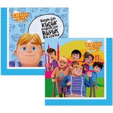 Kurra Store LRT9677 Balonevi, Rafadan Tayfa, Kağıt Peçete 16 Adet 33X33 cm