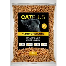 Catplus Kedi Kumu  Organik Çam Peleti 30LT (15KG)