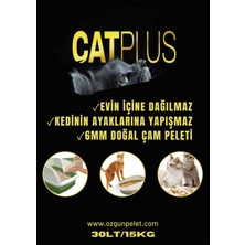 Catplus Kedi Kumu  Organik Çam Peleti 30LT (15KG)