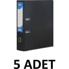 Noki 5 Adet Siyah Geniş Plastik Klasör