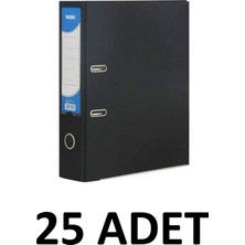 Noki 25 Adet Siyah Geniş Plastik Klasör