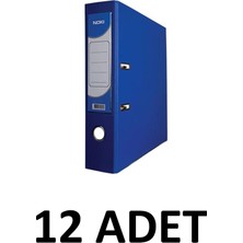 Noki 12 Adet Mavi Geniş Plastik Klasör