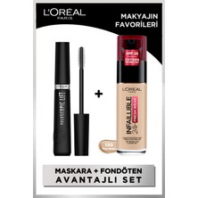 L'oréal Paris Telescopic Lift Maskara + L'oréal Paris Infaillible 24H Fondöten 130 True Beıge