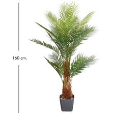 Herdekora Yapay Palmiye Ağacı 24 Yapraklı Yeşil 160 Cm.