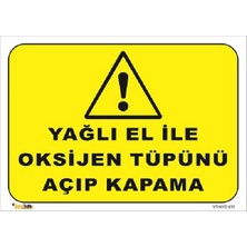 Vizyon Trafik Yağlı El Ile Oksijen Tüpünü
