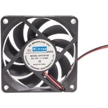 Keepro 7 cm 12 Volt 2 Pin Fan 12 Volt 7 cm 2 Pinli Fan