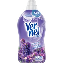 Vernel  Max Konsantre Çamaşır Yumuşatıcısı 4 x 1440ML (240 Yıkama) 2 Taze Lavanta + 2 Şakayık