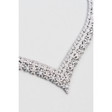 So CHIC Carrie 18 Ayar Beyaz Altın Kaplama Gümüş Gerdanlık