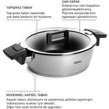 Woll Concept Çelik Sığ Tencere 24 cm