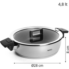 Woll Concept Çelik Sığ Tencere 28 cm