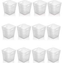 Magi Toptan 12 Li Buzdolabı Içi Mini Düzenleyici Kutu Organizer - Buzdolabı Kapak Düzenleyici