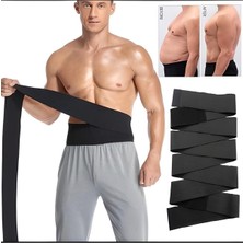 Waist Trainer Tummy Wrap Bel Inceltici Bele Dolamalı Kum Saati Görünümü 4m Sarmal Bel Korsesi