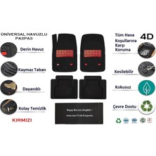Beka52 Hyundai Bayon 2022 4d Havuzlu Yeni Nesil Universal Paspas Kırmızı