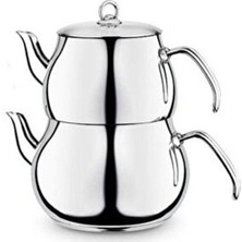 Baron Çelik Kulplu Çaydanlık Takımı Jumbo Boy