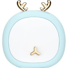 Schulzz Geyik Tasarımlı USB Şarj Edilebilir 3 Farklı Işık Veren LED Gece Lambası